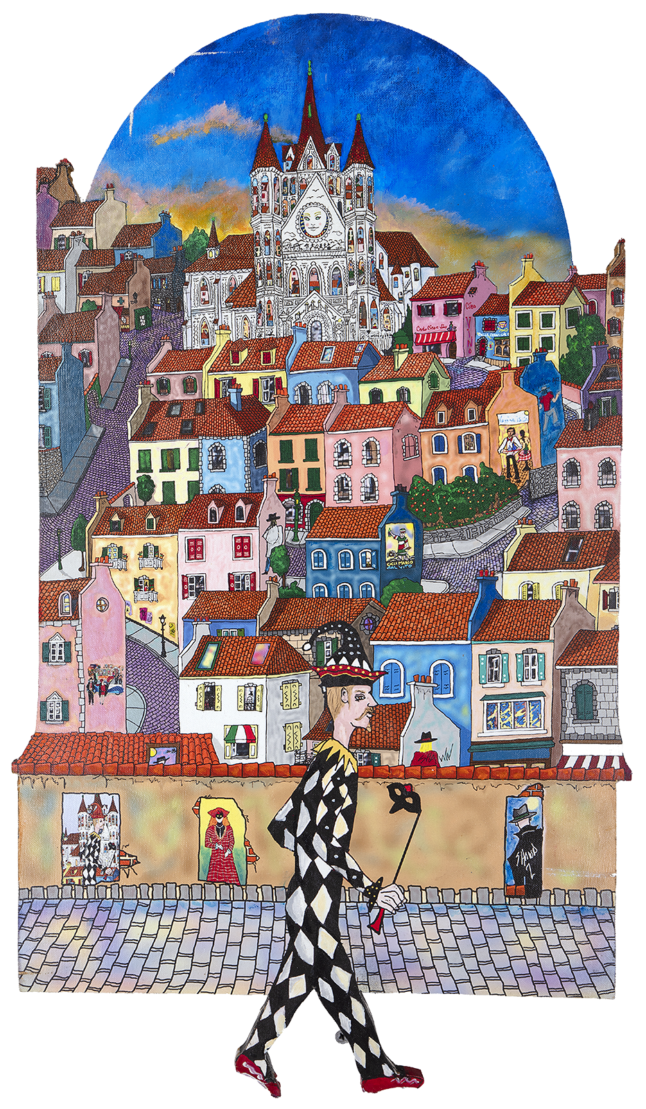 Harlequin in the Hilltown