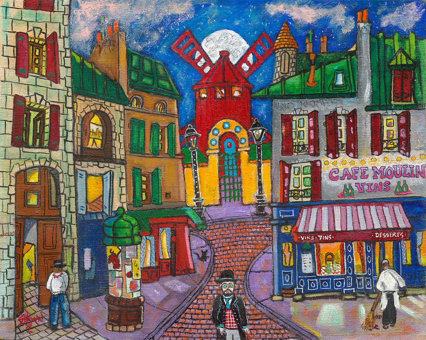 Moon Over Café Moulin
